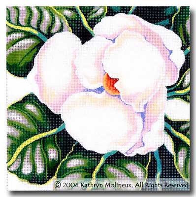 click here to view larger image of Squares - Magnolia (hand painted canvases)