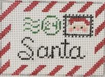 click here to view larger image of Santa Letter Insert   (hand painted canvases)