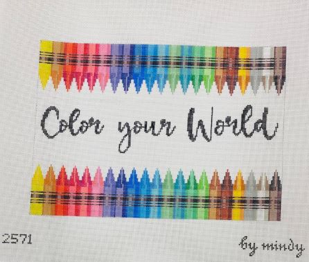 click here to view larger image of Color Your World (hand painted canvases)
