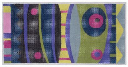 click here to view larger image of Dot Stripe Panel 1 (hand painted canvases)