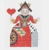 click here to view larger image of Queen of Hearts (hand painted canvases)