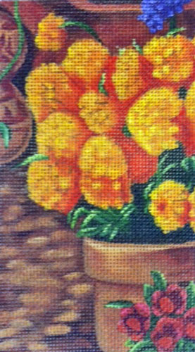 click here to view larger image of Marigold (hand painted canvases)