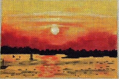 click here to view larger image of Sunset (hand painted canvases)