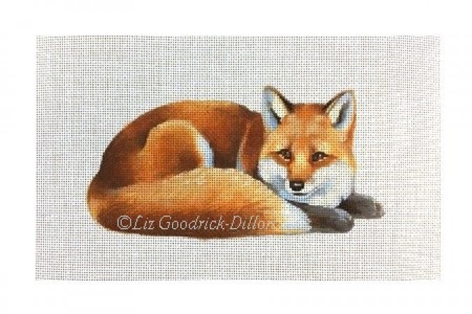 click here to view larger image of Fox Horizontal (hand painted canvases)