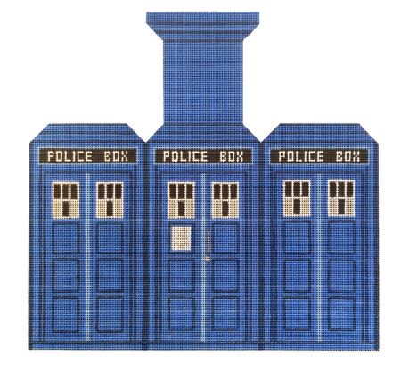 click here to view larger image of Tardis - British Police Station (hand painted canvases)