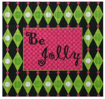 click here to view larger image of Be Jolly  (hand painted canvases)