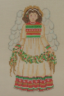 click here to view larger image of Tree Top Angel Ornaments DW-1184-18 (hand painted canvases)