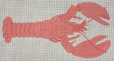 click here to view larger image of Lobster  (hand painted canvases)