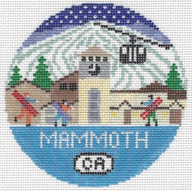 click here to view larger image of Mammoth Round (hand painted canvases)