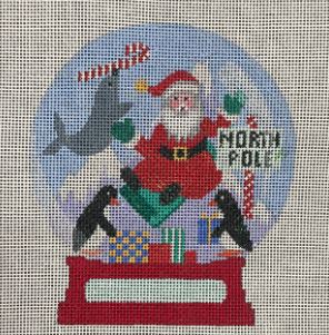 click here to view larger image of North Pole Snow Globe (hand painted canvases)