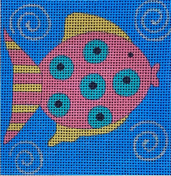 click here to view larger image of Baby Fish (1124) (hand painted canvases)