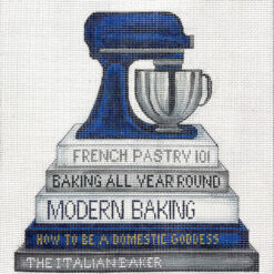 click here to view larger image of Mixer w/Classic Cookbooks (hand painted canvases)