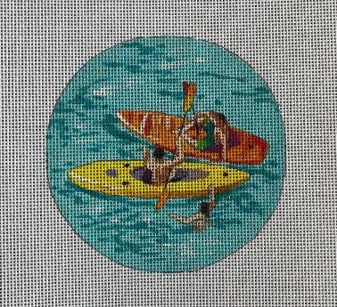 click here to view larger image of Kayaks (hand painted canvases)