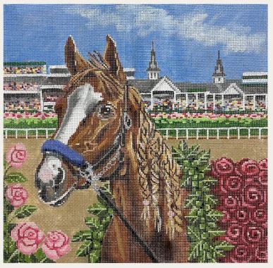 click here to view larger image of Derby Horse (hand painted canvases)