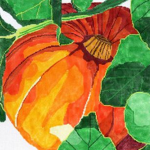click here to view larger image of Farmers Market - Pumpkin   (hand painted canvases)