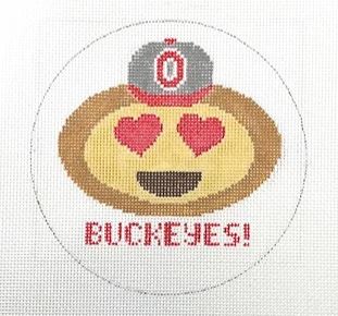 click here to view larger image of OSU Buckeyes Emoji (hand painted canvases)