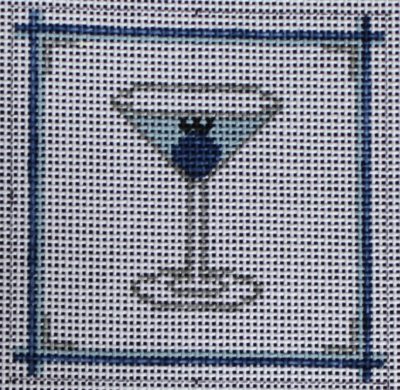 click here to view larger image of Blueberry Martini   (hand painted canvases)