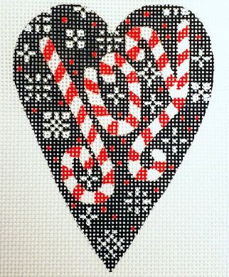 click here to view larger image of Joy Heart (hand painted canvases)