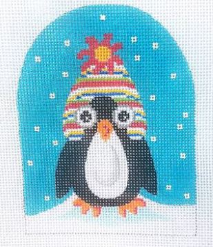 click here to view larger image of Googly Eyed Penguin (hand painted canvases)