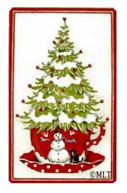 click here to view larger image of Snowman Cup O Cheer (hand painted canvases)