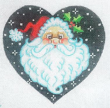 click here to view larger image of Santa Heart (hand painted canvases)