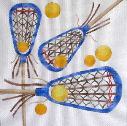 click here to view larger image of Lacrosse (hand painted canvases)
