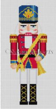 click here to view larger image of Nutcracker - Trumpeter (hand painted canvases)