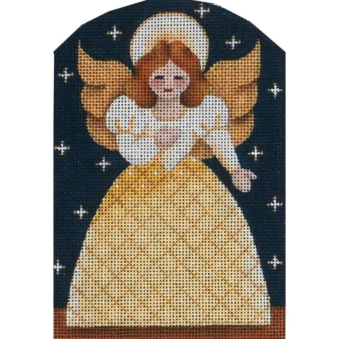 click here to view larger image of Dome Yellow Angel (hand painted canvases)