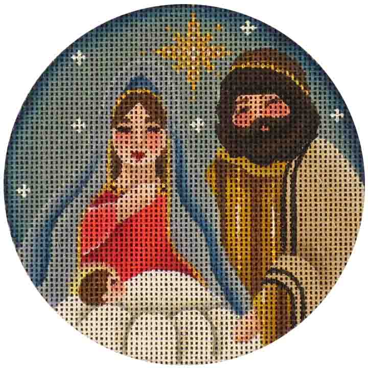 click here to view larger image of Mary Joseph and Jesus (hand painted canvases)