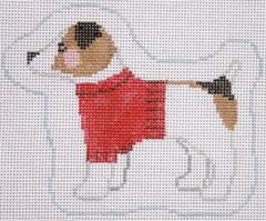 click here to view larger image of Jack Russell Profile (hand painted canvases)
