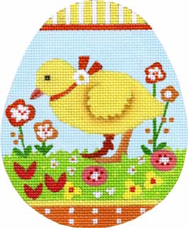 click here to view larger image of Duckling Egg (hand painted canvases)