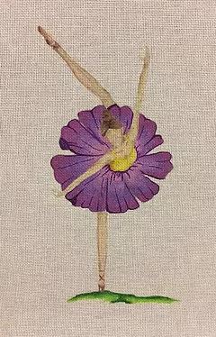 click here to view larger image of Pansy Ballet - 18M (hand painted canvases)
