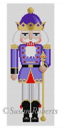 click here to view larger image of Nutcracker - Purple King (hand painted canvases)