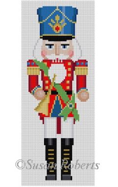 click here to view larger image of Nutcracker - Horn Player (hand painted canvases)