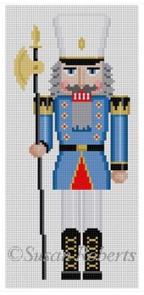 click here to view larger image of Nutcracker - Guard/Axe (hand painted canvases)