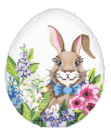 click here to view larger image of Hare in Easter Garden (hand painted canvases)