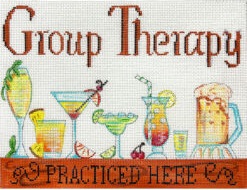 click here to view larger image of Group Therapy (hand painted canvases)