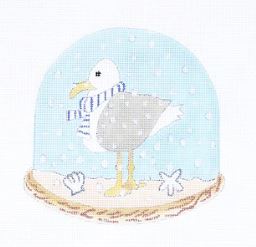 click here to view larger image of Seagull Snow Globe (hand painted canvases)