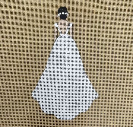 click here to view larger image of Brunette Bride  (hand painted canvases)