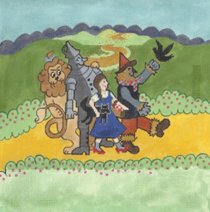click here to view larger image of Little Wizard of Oz   (hand painted canvases)