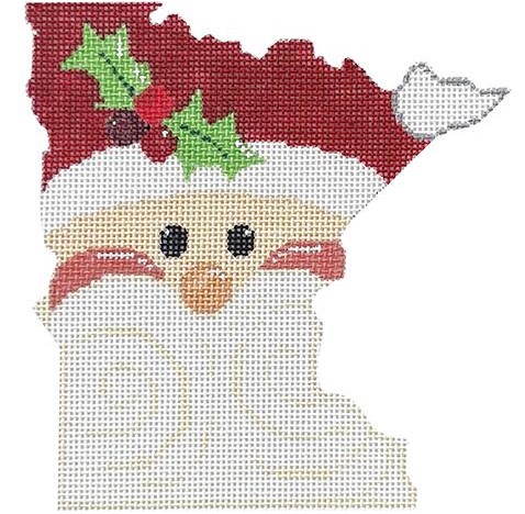 click here to view larger image of Minnesota State Santa (hand painted canvases)