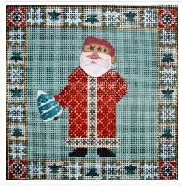 click here to view larger image of Santa (hand painted canvases)