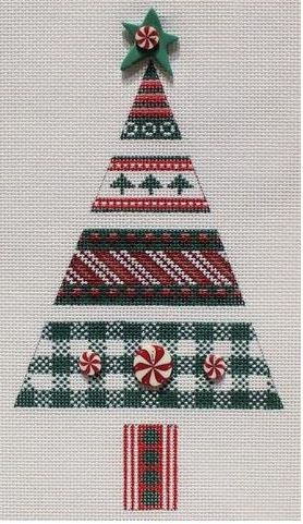 click here to view larger image of Gingham Tree  (hand painted canvases)