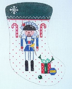 click here to view larger image of Nutcracker and Gifts (hand painted canvases)