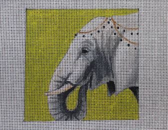 click here to view larger image of Insert - Elephant (hand painted canvases)