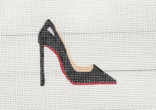 click here to view larger image of Red Bottom Heels (hand painted canvases)