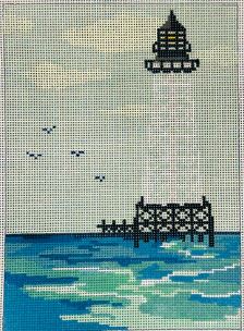 click here to view larger image of Florida Alligator Lighthouse (hand painted canvases)