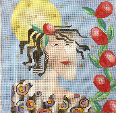 click here to view larger image of Gypsy by Moonlight (hand painted canvases)