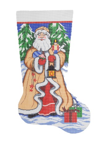 click here to view larger image of Remote Delivery Stocking  (hand painted canvases)