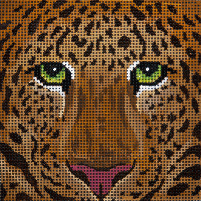 click here to view larger image of Leopard Box Top - Small (hand painted canvases)